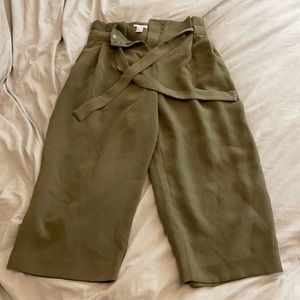 🍃Green Wide Leg Tie Waist Pants🍃